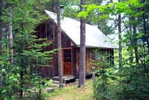 Pinecone Chalet from back