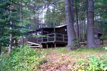 Cottage from the beach