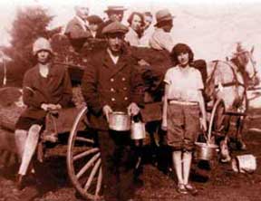 Berry pickers in Alqonquin Provincial Park.