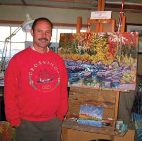 Algonquin Artist David Kay. Photo by  Liz Clark