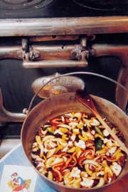 Lizzy's oriental rice soup
