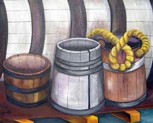 Rita Iriarte - Wooden Buckets